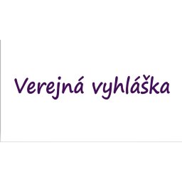 Verejná vyhláška